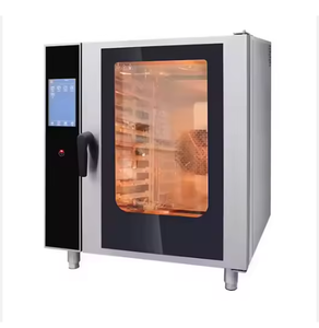 Four électrique neuf en acier inoxydable 304 avec grille rotative, écran tactile numérique, 380V, pour cuisson vapeur et pâtisserie - Product Image 1