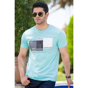 Camiseta Informal con Estampado Gráfico para Hombre JAIDEV Unze London, 100% Algodón Orgánico, Tejido Jersey, Camiseta Deportiva - Product Image 1