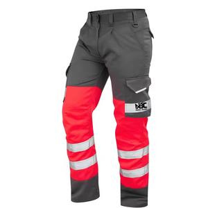 Mens Hi Vis <b>Waterproof</b> Reflective <b>Work</b> Trousers High Visibility Mens Multi-pocket. - Product Image 4