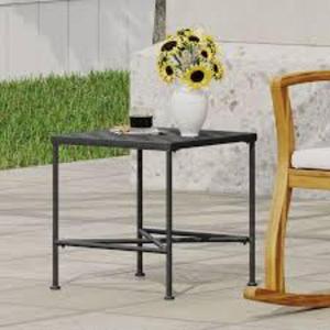 <b>Rustic</b> Metal <b>Side</b> <b>Table</b> Featuring Elegant Detailing and Practical Design for Homeowners who Prefer Classic Decor with a Touch - Product Image 2