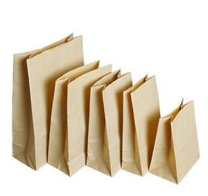 <b>Brown</b> Kraft <b>Paper</b> Bulk Retail Shopping <b>Bag</b> with Handle Eco-friendly Durable for Business Use Commodity Exhibition Cakes Shopping - Product Image 5