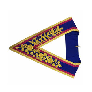 ปลอกคอมาใหม่ปลอกคออิฐแบบปรับได้ปลอกคอ Masonic เย็บปักสีตามสั่ง - Product Image 3