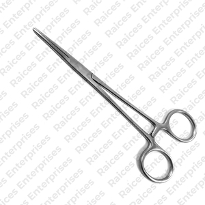 Porte-aiguille d'instrument médical manuel en acier inoxydable droit et incurvé Porte-aiguille léger de haute qualité - Product Image 5