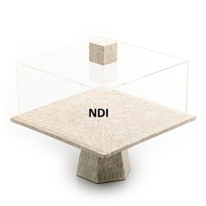 Vaisselle de restaurant accessoires de décoration fêtes de mariage support de serveur de gâteau conception à la main support de plateau de gâteau - Product Image 1