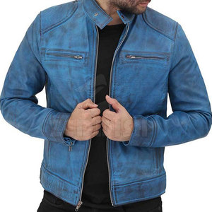 Chaqueta de Motociclista de Cuero Vacuno para Hombre de la Mejor Calidad, con Cuello Alto, Colores Personalizados y Precios al por Mayor - Product Image 4