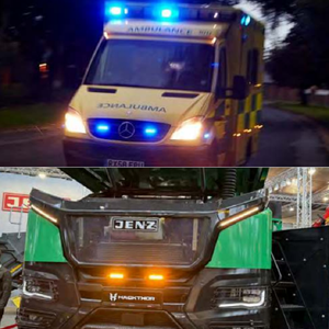 Feux stroboscopiques LED à quatre couleurs en option 12-24V pour camion, remorque latérale, arrière, tout-terrain, phare de marqueur, <span class=keywords><strong>homologué</strong></span> ECE - Product Image 6