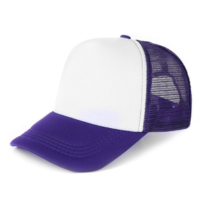 Ropa deportiva Lisa gorra de béisbol de malla de 6 paneles bordado Snapback Panel Sombrero estilo deportivo gorras de hombre en blanco - Product Image 1