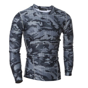 Camisetas de Compresión 100% Poliéster, Sublimación Personalizada, Manga Larga, Rashguards para BJJ, MMA, Atletas de Jiu Jitsu, Ajuste Muscular, Protección UV - Product Image 2