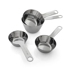 Ensemble de tasses à mesurer en acier inoxydable robuste, parfait pour les chefs professionnels et la cuisine de tous les jours à la maison - Product Image 3