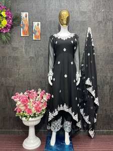 NUEVO DISEÑADOR WEAR HEAVY CHINE TRABAJO TOP, CON DUPATTA - Product Image 6