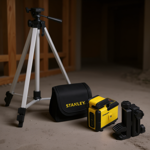 Kit de niveau laser Stanley Cross 360 avec trépied photographique et sac de transport - Product Image 3