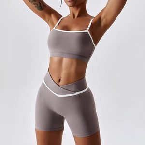 Conjuntos Deportivos 2025 para Mujer, Ropa de Gimnasio, Ropa Deportiva Ajustada, Ropa Deportiva Elástica, Conjuntos de Yoga de Manga Corta - Product Image 2