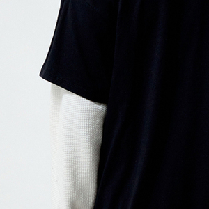 Impression personnalisée en coton graphique lourd avec impression dégradée 300 g/m² T-shirt écran de forme surdimensionnée pour hommes - Product Image 5