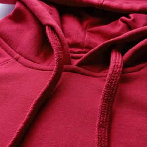 Sweat-shirt à capuche en gros international Outfitize avec poche kangourou, en molleton de coton uni - Product Image 6