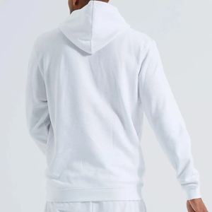 Trajes de gimnasio de algodón con capucha ajustados de último diseño para hombre Trajes de chándal elegantes con logotipo Trajes de cantidad a granel - Product Image 4