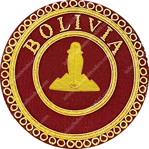 MASONIC REGALIA ORDEN DE ATHELSTAN BANNER BEARER DELANTAL INSIGNIA-FREEMASON HECHO A MANO BULLION DELANTAL INSIGNIA - Product Image 3