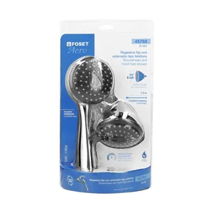 Foset Aero 3-1/4 'Arrosoir avec extension de téléphone Accessoire de salle de douche à boîte unique - Product Image 4