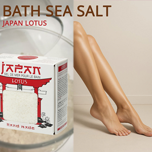 Japan Lotus <b>Milk</b> <b>Bath</b> Salt with Natural Sea Salt <b>Milk</b> and Corn Starch Moisturizing Nourishing <b>Bath</b> Soak for Soft Smooth Velvety - Product Image 3