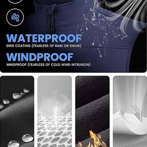 Chaleco de Invierno para Hombre con Logotipo Personalizado, Cierre Completo, Forro Polar Impermeable, Cálido, Suave, Personalizable en Color y Talla - Product Image 6