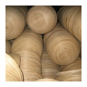 ชามไม้ไผ่ทำด้วยมือแบบชนบทที่ทนทานมีพื้นผิวเป็นไม้เหมาะสำหรับของว่างเสิร์ฟสลัดหรือเป็นของขวัญในโอกาส - Product Image 3