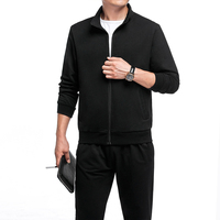 Survêtement personnalisé pour hommes à manches longues et à capuche, 100 % coton, écologique, extensible dans quatre directions, avec logo personnalisé pour les élèves en course à pied