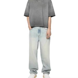 Pantalones Vaqueros Casuales para Hombre, Corte Clásico, Cómodos, Transpirables, Tejido Suave, Duraderos, para Uso Diario, Fabricación al por Mayor - Product Image 4