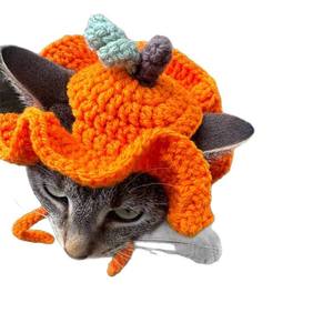 Wholesale Christmas & Halloween Crochet Pet Hat - Festive Costume for <b>Dogs</b> & Cats - Product Image 5