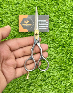 Tijera de corte de pelo liso de acero inoxidable de 6 pulgadas profesional aceptable OEM con punta de hoja afilada para uso de peluquero - Product Image 3