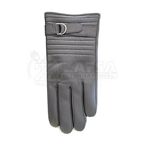 Meilleurs gants d'hiver pour hommes de haute qualité, personnalisables, imperméables, en cuir de mouton, longueur poignet, pour usage extérieur/décontracté/sportif - Product Image 2