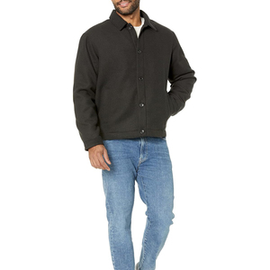 Veste en molleton de baseball personnalisée de haute qualité pour homme, style broderie sur les manches, veste d'hiver en molleton, fabrication OEM - Product Image 1