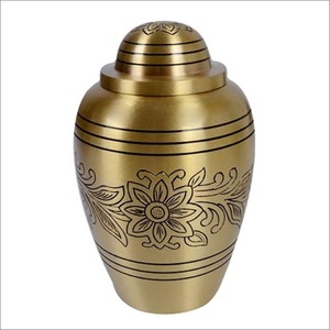 Urne funéraire en métal de haute qualité pour la vente en gros de fournitures funéraires, urne en métal gravée, urne commémorative DOM TOP - Product Image 3