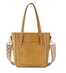 Sac à main fourre-tout en cuir véritable pour femmes avec fermeture à glissière sacs à main de créateur élégants mode personnalisée en gros - Product Image 1