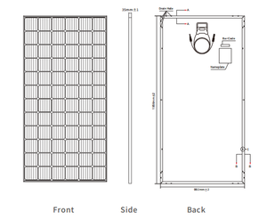 22.1% Efficiency 570W Monocrystalline <b>Solar</b> <b>Panel</b> for Commercial <b>Solar</b> Systems and Home Installations - Product Image 5