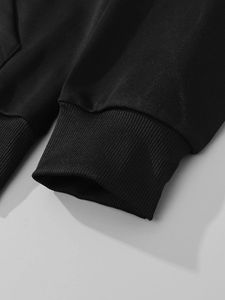 Sweat-shirts unisexes de haute qualité 2025 en polaire laine/nylon, couleur unie, manches longues, avec strass, coupe-vent et imperméables, personnalisables pour l'hiver - Product Image 3