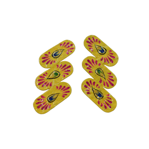 Trending latest fashion 2024 Handpainting <b>earring</b> Manufacturer Supplier Gold Plated MOP Stone <b>stud</b> <b>Earrings</b> for women and girls - Product Image 1