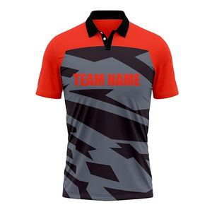 เสื้อยืดแฟชั่นผู้ชายทรงสลิม คอตั้ง ผ้าฝ้ายระบายอากาศ พิมพ์ลาย แขนสั้น - Product Image 6