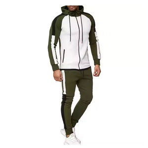 Ensemble de survêtement sportif unisexe en polaire zippé pour homme, décontracté, uni, hiver 2025, manches longues, respirant, 100% polyester - Product Image 6