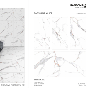 Carreaux de porcelaine très demandés, finition Pantone, en format 60x120cm (600x1200mm, 24x48) pour applications intérieures haut de gamme - Product Image 1