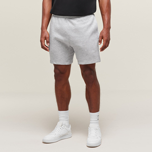 <b>Men's</b> Grey 100% Cotton Sporty Casual Summer <b>Shorts</b>-Breathable Lightweight Eco-Friendly Drawstring Closure Solid <b>Lounge</b> Wear - Product Image 2