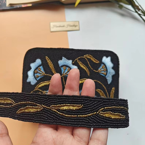 Diseñador de estilo bohemio indio para mujer, bolsos de mano con cuentas bohemias, bolsos de hombro hechos a mano, bolso de mano para fiesta de compras de noche - Product Image 6