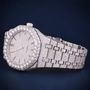 Reloj de Lujo Unisex de Acero Inoxidable con Diseño Empresarial Antiguo, Movimiento de Cuarzo Analógico Miyota, Alta Calidad, Estilo Hip Hop, Deportivo de 20 mm - Product Image 1