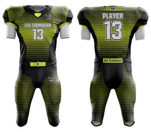 Uniforme de football américain sur mesure pour jeunes Conception imprimée respirante à séchage rapide Caractéristique grande taille Nouveau vêtements de football américain - Product Image 1