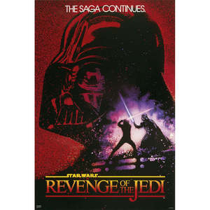 Star Wars Revenge of the Jedi <b>Poster</b> Paper Wall Decor - Product Image 1
