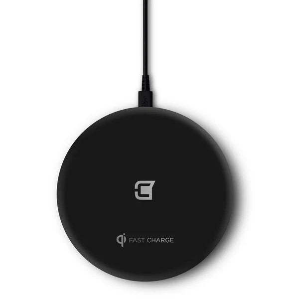 Caseco 15W Wireless Charging Pad II Compact 15W Wireless Charger for Convenient Home Office Use