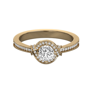 Anillo de Diamante Brillante Solitario en Oro de 18K - Product Image 5