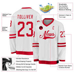 Recién llegado, uniforme de hockey sobre hielo de alta calidad para adultos, ropa de equipo, jersey en diferentes colores, estilo de conjunto - Product Image 2