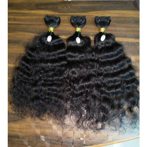 Extensions de cheveux humains indiens vierges naturels bouclés Vente en gros Paquet de cheveux indiens bruts bon marché de vendeurs de confiance - Product Image 2