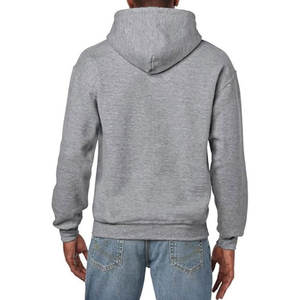 Sweat à capuche multicolore avec logo personnalisé d'usine Sweat à capuche unisexe en coton uni pour hommes de grande taille Pull Over Casual Blank OEM Quality Hoodie - Product Image 2