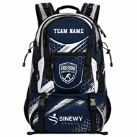 Sac à dos de lutte SINEWY SPORTS pour l'équipe nationale de Floride, bleu et noir, en velours côtelé, tactique, pour sports de plein air, respirant, avec fermeture éclair détachable