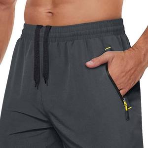 Shorts de jogging pour hommes Shorts d'été décontractés respirants Nouvelle arrivée Shorts à taille élastique en tissu polyester pour hommes - Product Image 2